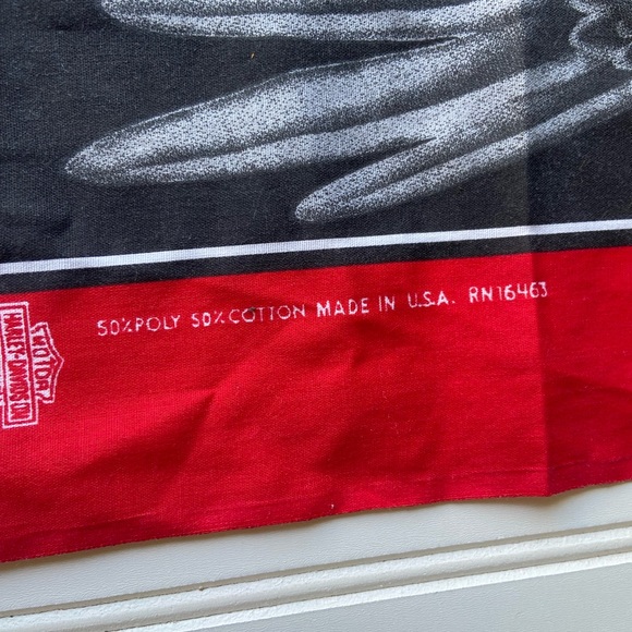 Harley Davidson Vintage Eagle Bandana Made in the USA - Picture 4 of 6